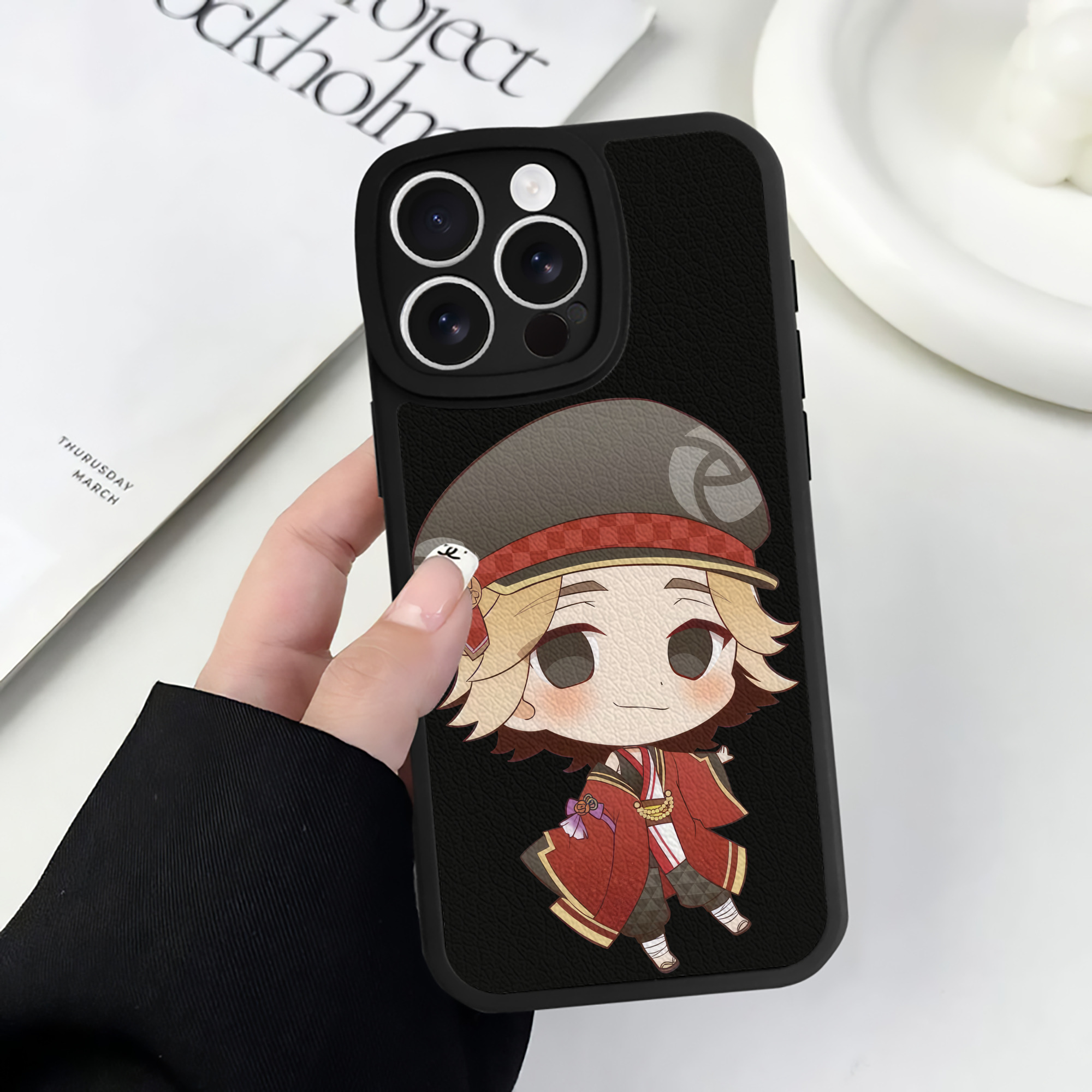 （画像用） 東京リベンジャーズ Tokyo Revengers 【iPhone 16シリーズ対応】シリコンスマホケース（レザー調） 材質：シリコン